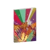 Quo Vadis Jungle Spirit - Carnet de notes à élastique - 15 x 21 cm - ligné - 192 pages - arc-en-ciel