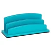 Quo Vadis Satiny - Trieur demi-rond 2 compartiments - 26 x 10,5 cm - bleu