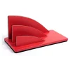 Quo Vadis Satiny - Trieur éventail 2 compartiments - 23,5 x 10 cm - rouge