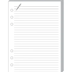 Quo Vadis Timer 17 - Recharge pour organiseur - 10 x 17 cm - fiches de notes blanches