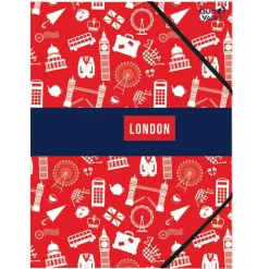 Quo Vadis Union Jack - Chemise à élastiques A4