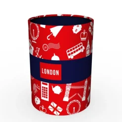 Quo Vadis Union Jack - Pot à crayons métallique