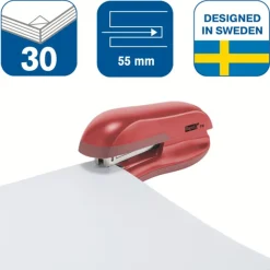 Rapid - Agrafeuse de bureau rouge - Fashion F16 Blister - capacité de 30 feuilles - agrafes 24/6 ou 26/6