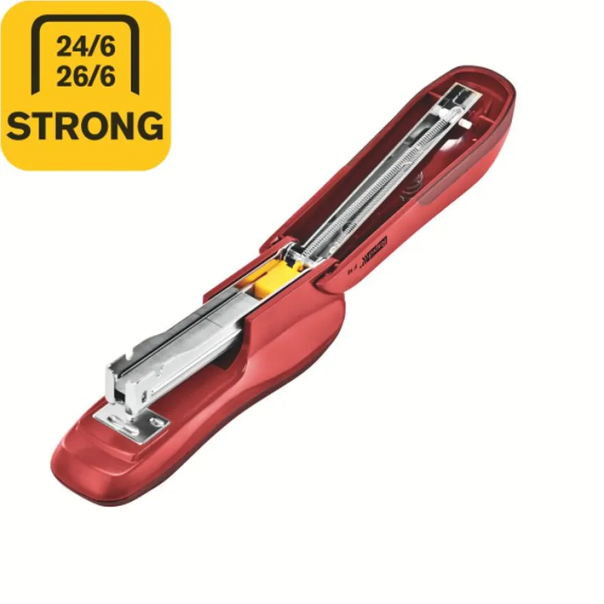 Rapid - Agrafeuse de bureau rouge - Fashion F16 Blister - capacité de 30 feuilles - agrafes 24/6 ou 26/6
