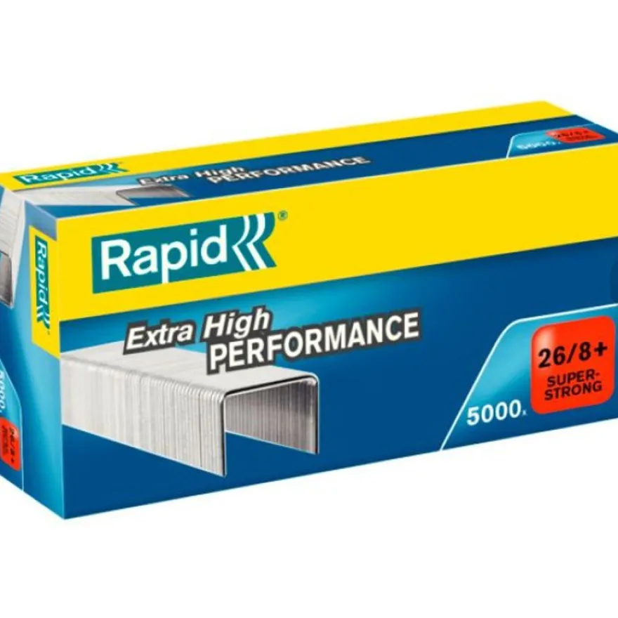 Rapid - Boîte de 5000 Agrafes Super Strong 26/8+