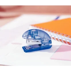 Rapid - Mini Agrafeuse Baby-Ray bleu - capacité de 10 feuilles - agrafes 24/6 ou 26/6