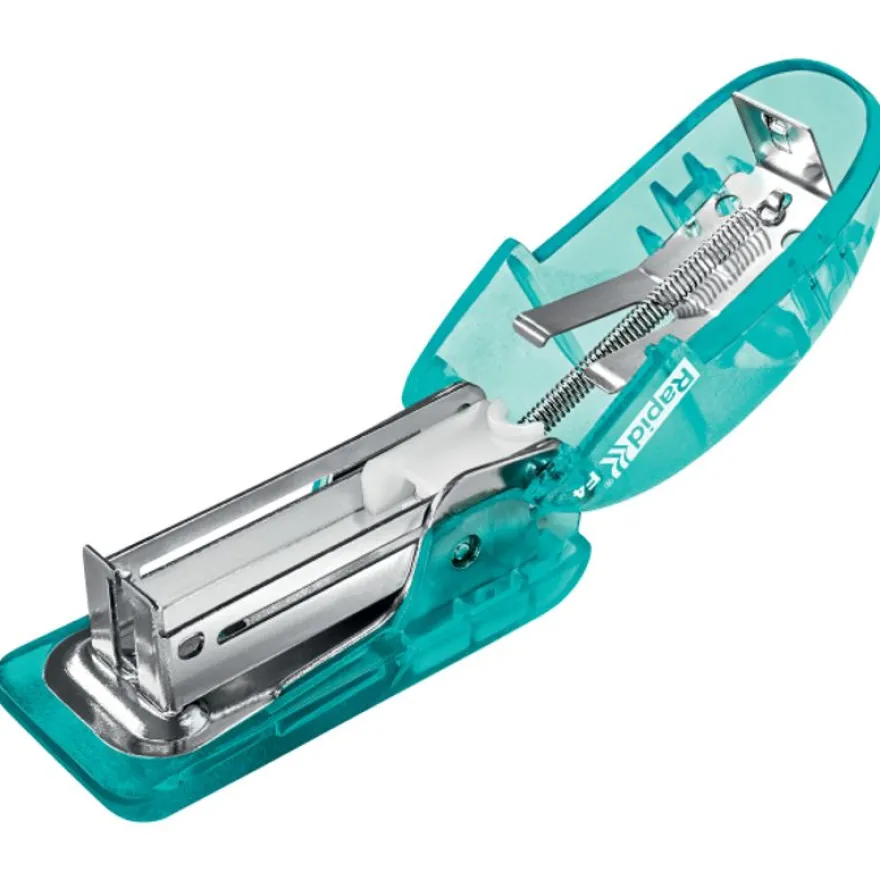 Rapid - Mini Agrafeuse Colour'Breeze - capacité 10 feuilles - agrafes 24/6 ou 26/6 - Bleu