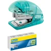 Rapid - Mini Agrafeuse Colour'Breeze - capacité 10 feuilles - agrafes 24/6 ou 26/6 - Bleu