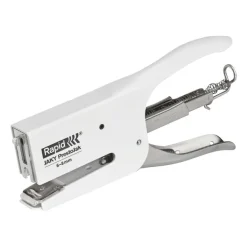 Rapid - Pince Agrafeuse Jaky Prestojak blanc - capacité de 50 feuilles - agrafes Jaky 6 ou 8