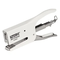 Rapid - Pince Agrafeuse Jaky Prestojak blanc - capacité de 50 feuilles - agrafes Jaky 6 ou 8