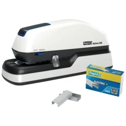 Rapid Optima 20 - Agrafeuse électrique - capacité de 20 feuilles - agrafes Optima HD56