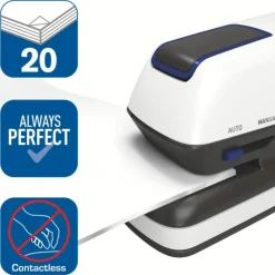 Rapid Optima Grip - Agrafeuse électrique - capacité de 20 feuilles - agrafes Optima HD56