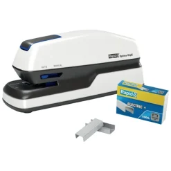 Rapid Optima Grip - Agrafeuse électrique - capacité de 20 feuilles - agrafes Optima HD56