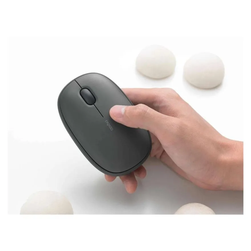 Rapoo M660 Silent - Souris sans fil - gris foncé
