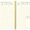 Recharge pour agenda SAD 16S 16 mois - 1 semaine sur 2 pages - 9 x 16 cm - Exacompta