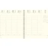 Recharge pour agenda SAD 18S 16 mois - 1 semaine sur 2 pages - 15 x 17 cm - Exacompta