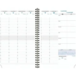 Recharge pour agenda SAD 20S 16 mois - 1 semaine sur 2 pages - 15 x 21 cm - Exacompta