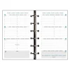 Recharge pour organiseur Exatime 14 - 16 mois- 1 semaine sur 2 pages à l'horizontale - 8,1 x 12,6 cm - Exacompta