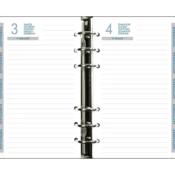 Recharge pour organiseur Exatime 17 - Septembre à Septembre - 1 jour par page - 10,5 x 17,2 cm - Exacompta