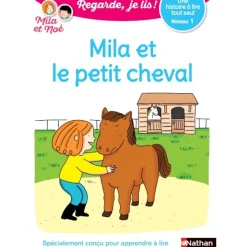 Regarde, je lis ! Mila et le petit cheval - Niveau 1 - Une histoire à lire tout seul