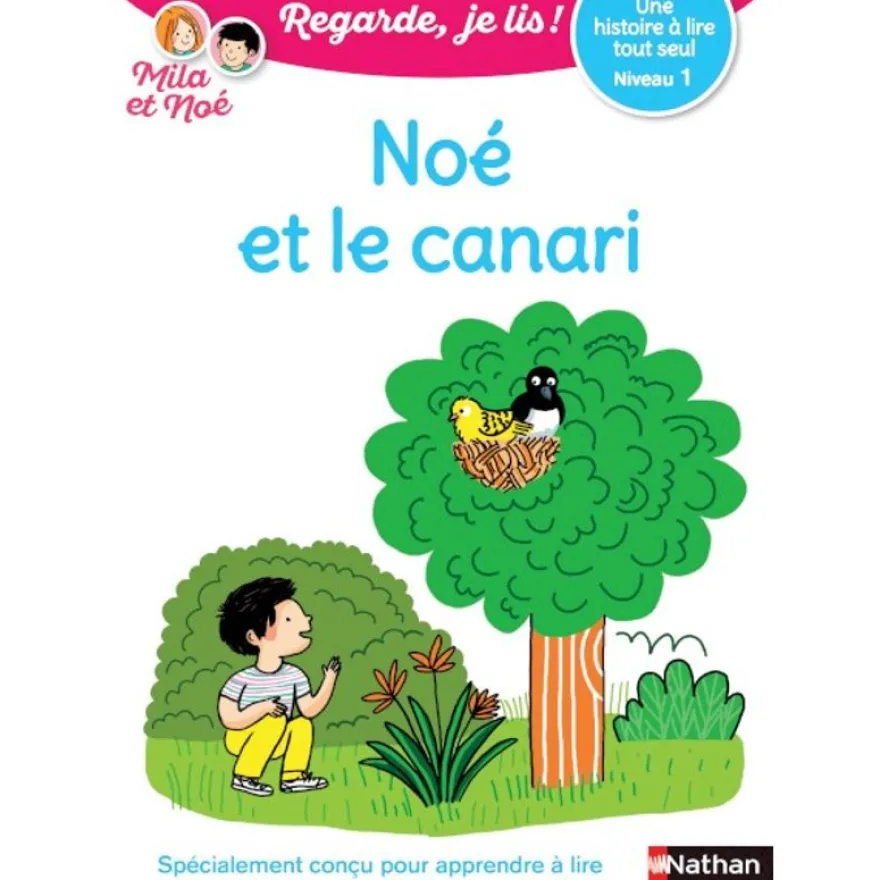 Regarde, je lis ! Noé et le canari - Niveau 1 - Une histoire à lire tout seul