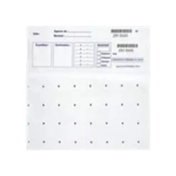 Reskal - 100 Pochettes sécurisées pour billets - 28 x 25 cm - blanches
