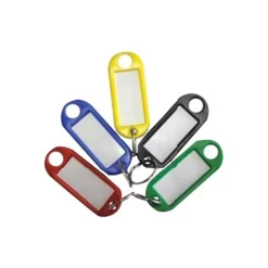 Reskal - 20 Porte-clés - couleurs assorties