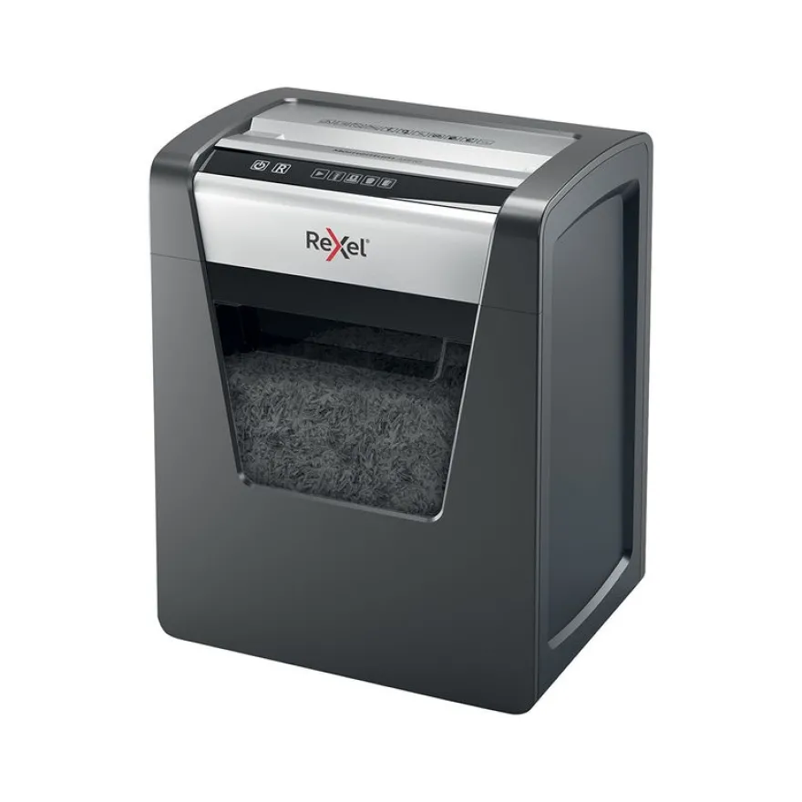 Rexel Momentum M510 - destructeur de documents coupe croisée microparticules - 10 feuilles - Corbeille 23 litres