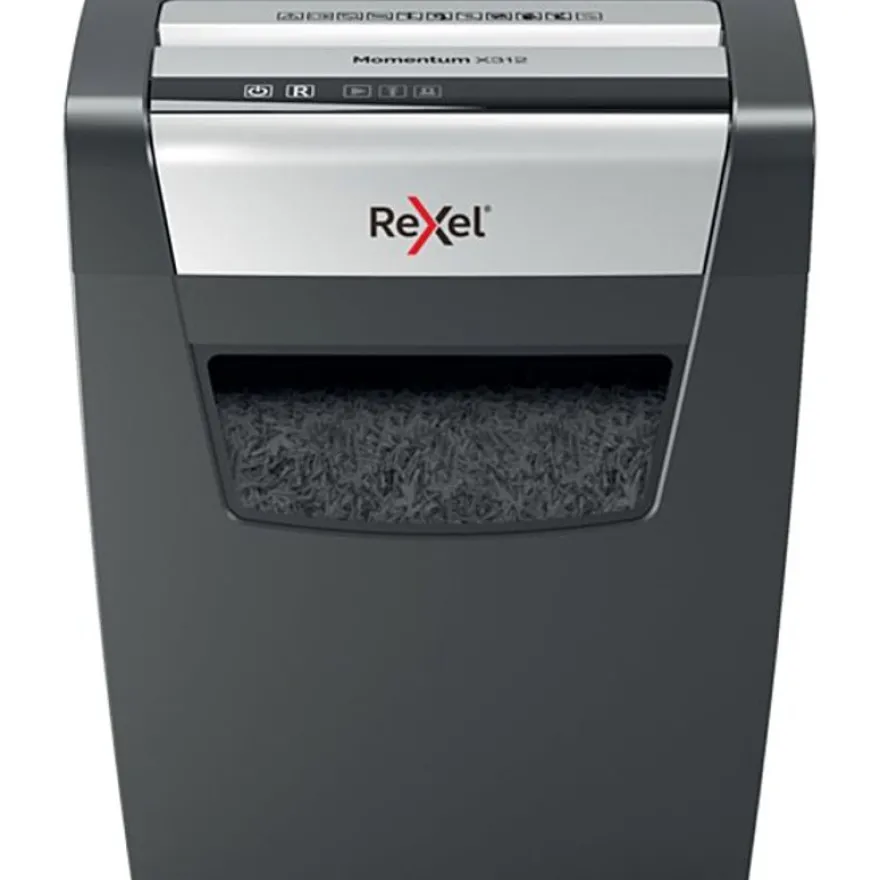 Rexel Momentum X410 - Destructeur de documents - découpage en particules - 10 feuilles - Corbeille 23 litres