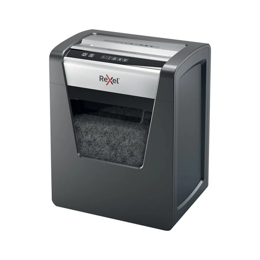 Rexel Momentum X415 - destructeur de documents coupe croisée - 15 feuilles - Corbeille 23 litres