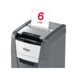 Rexel Optimum Auto+ 100M - destructeur de documents coupe croisée microparticules - 100 feuilles - Corbeille 34 litres