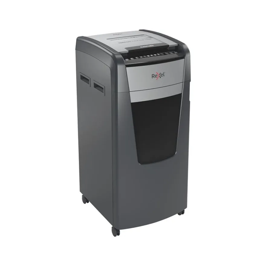 Rexel Optimum Auto+ 750M - destructeur de documents coupe croisée microparticules - 750 feuilles - Corbeille 140 litres