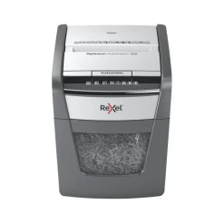 Rexel Optimum Auto+ 50X - destructeur de documents coupe croisée - 50 feuilles - Corbeille 20 litres