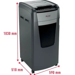 Rexel Optimum Auto+ 600X - destructeur de documents coupe croisée - 600 feuilles - Corbeille 110 litres