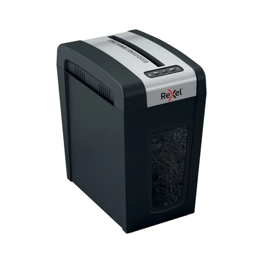 Rexel Secure MC6-SL - destructeur de documents coupe croisée microparticules - 6 feuilles - Corbeille 18 litres