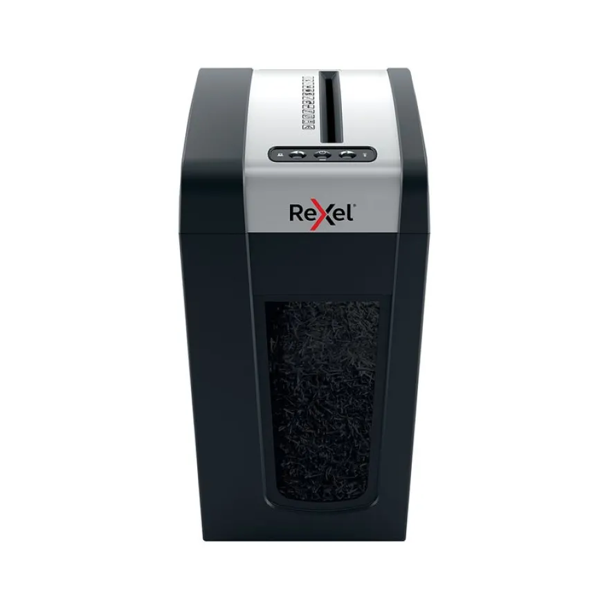 Rexel Secure MC6-SL - destructeur de documents coupe croisée microparticules - 6 feuilles - Corbeille 18 litres
