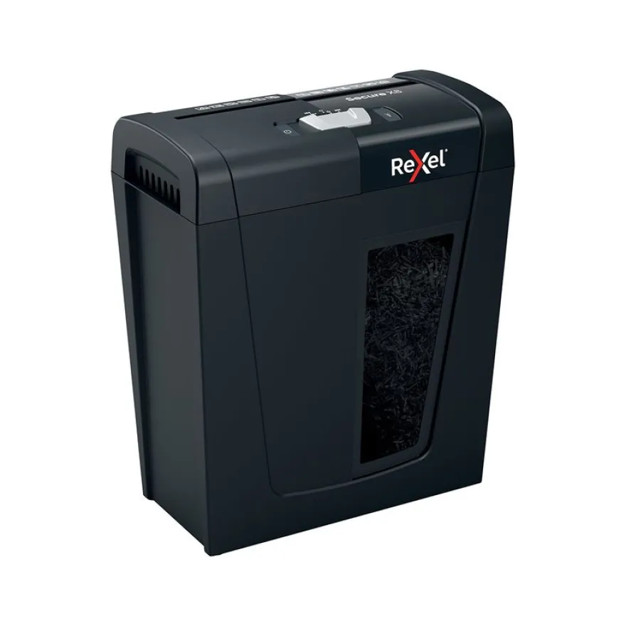Rexel Secure X8 - destructeur de documents coupe croisée - 8 feuilles - Corbeille 14 litres