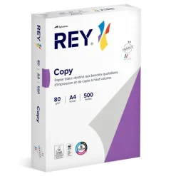 Rey Copy - Papier blanc - A4 (210 x 297 mm) - 80 g/m² - Ramette de 500 feuilles