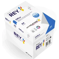 Rey Office - Papier blanc - A4 (210 x 297 mm) - 80 g/m² - 2500 feuilles (carton de 5 ramettes)