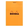 Rhodia - Bloc notes - 7,4 x 10,5 cm - 80 pages - petits carreaux - 80g