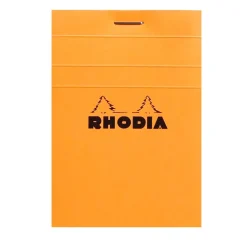 Rhodia - Bloc notes - 7,4 x 10,5 cm - 80 pages - petits carreaux - 80g