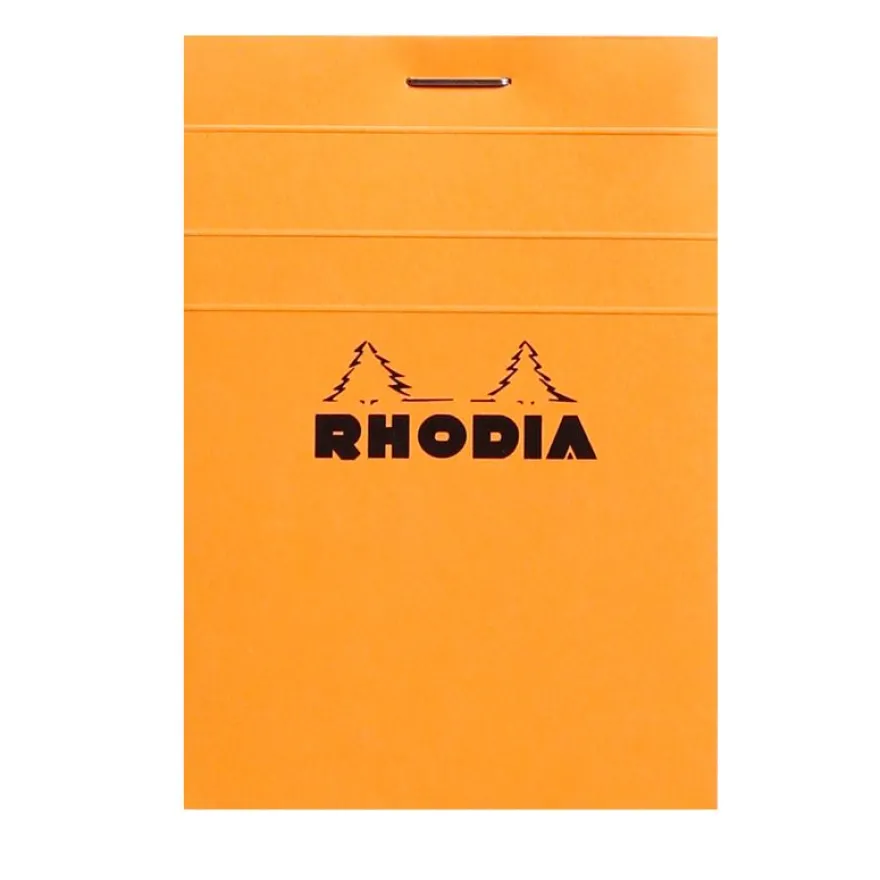 Rhodia - Bloc notes - 7,4 x 10,5 cm - 80 pages - petits carreaux - 80g