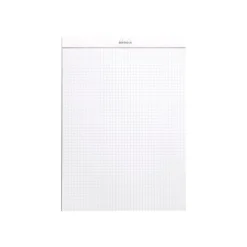 Rhodia - Bloc notes N°18 - A4 - 160 pages - petits carreaux - 80g - blanc