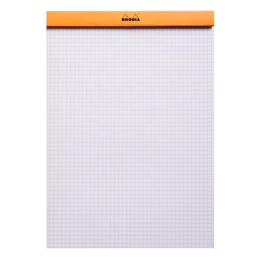 Rhodia - Bloc notes N°18 - A4 - petits carreaux