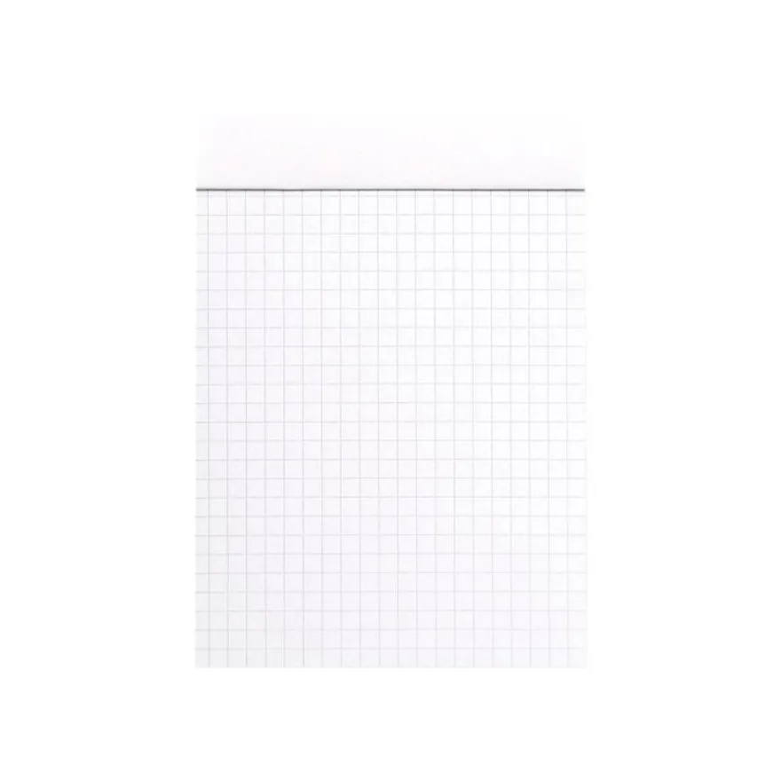 Rhodia Basics - Bloc notes N°13 - 10 x 15 cm - 160 pages - petits carreaux - 80g - blanc