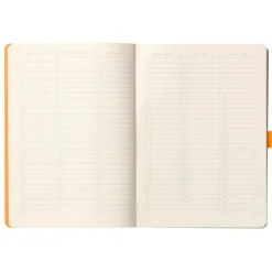 Rhodia Goalbook - Carnet souple A5 - 224 pages numérotées - petits carreaux - taupe