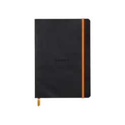 RHODIA Rhodiarama - Carnet souple A5 - 160 pages - pointillés - noir