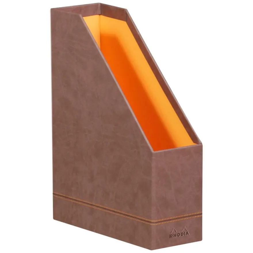 RHODIA Rhodiarama - Porte-revues - chocolat - en polyuréthane