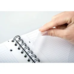 RhodiActive Probook - Cahier A4+ (22,5 x 29,7 cm) - 160 pages - petits carreaux (5x5 mm) - noir