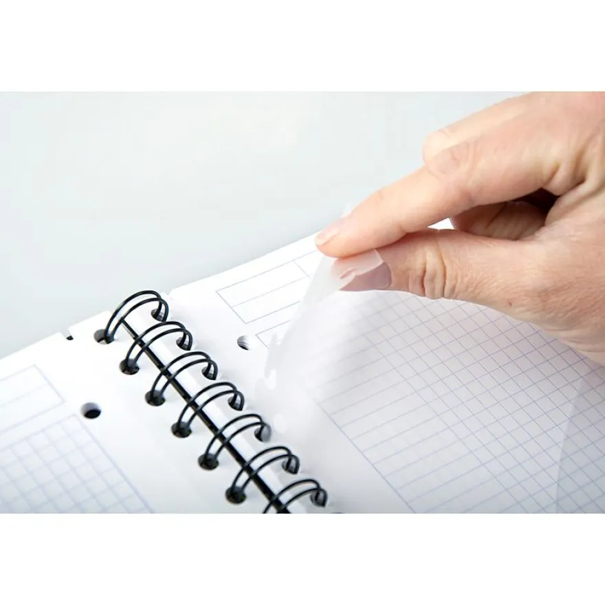 RhodiActive Probook - Cahier A4+ (22,5 x 29,7 cm) - 160 pages - petits carreaux (5x5 mm) - noir